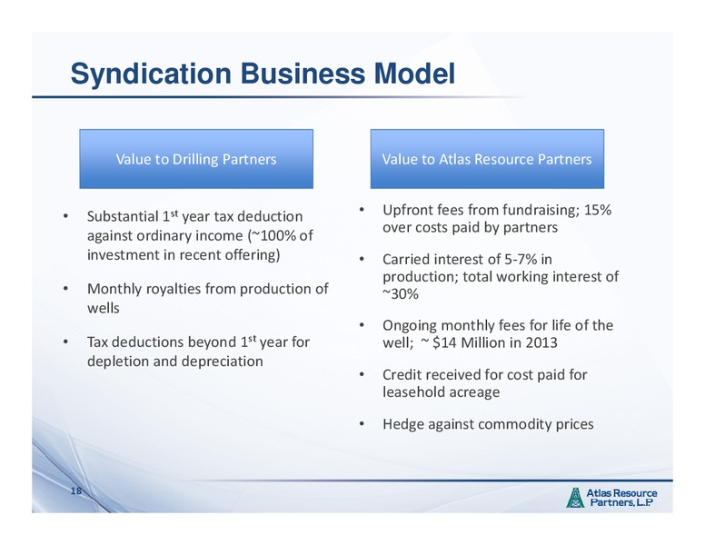 MAY 2013 INVESTOR PRESENTATION – Atlas Resource Partners, L.P. – slide 17