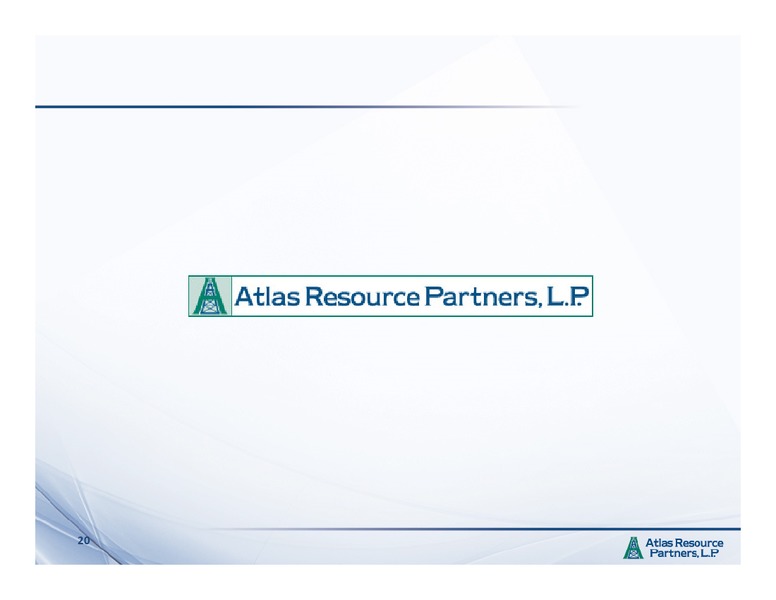 MAY 2013 INVESTOR PRESENTATION – Atlas Resource Partners, L.P. – slide 19