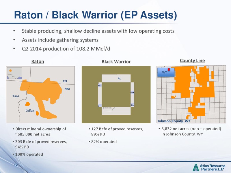 CITI 2014 MLP CONFERENCE – Atlas Resource Partners, L.P. – slide 11