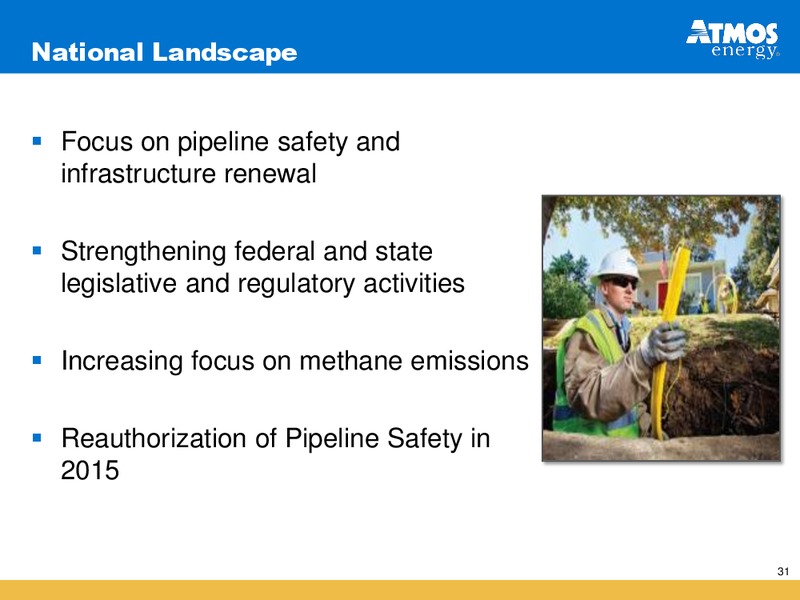 INVESTOR PRESENTATION – Atmos Energy – slide 31