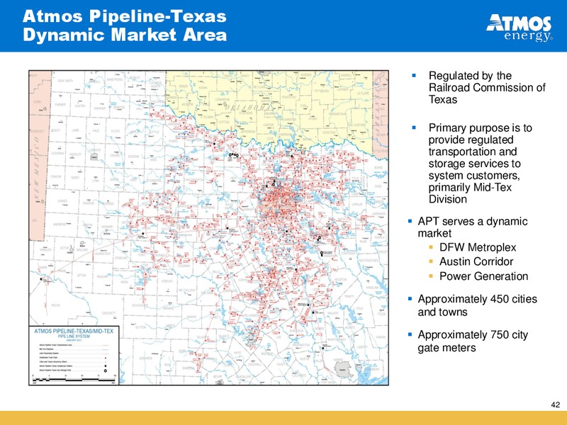 INVESTOR PRESENTATION – Atmos Energy – slide 42