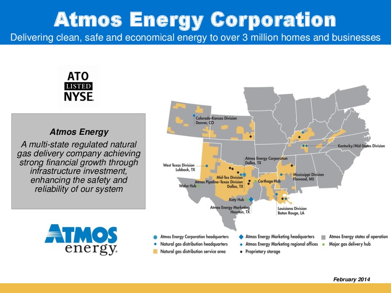 Investor Presentation – Atmos Energy – slide 1