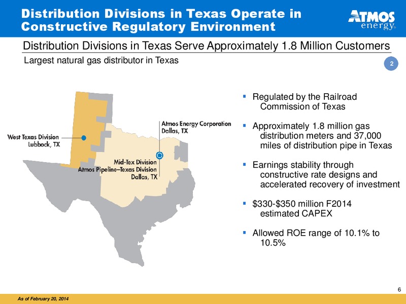 Investor Presentation – Atmos Energy – slide 6