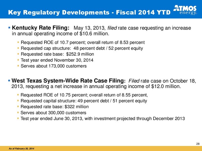 Investor Presentation – Atmos Energy – slide 27