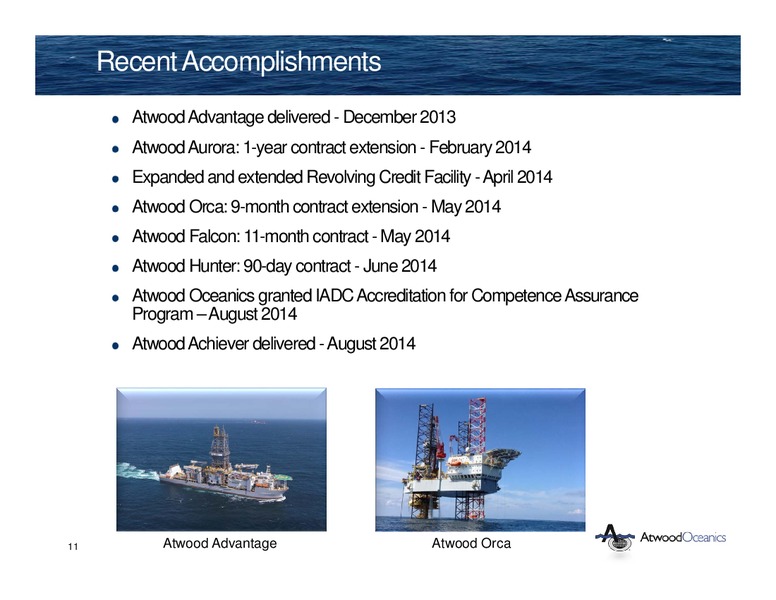 INVESTOR PRESENTATION – Atwood Oceanics Inc – slide 10