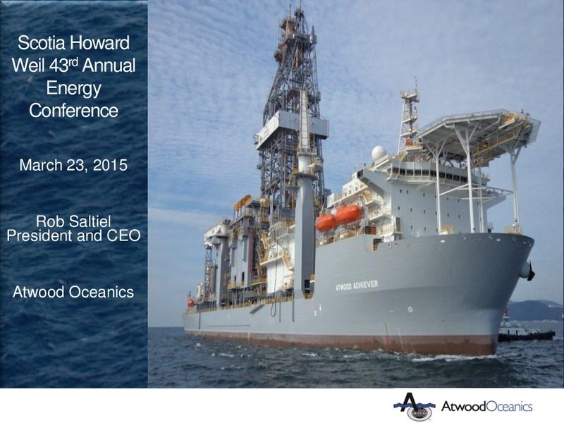 SCOTIA HOWARD WEIL 43RD ANNUAL ENERGY CONFERENCE – Atwood Oceanics Inc – slide 1