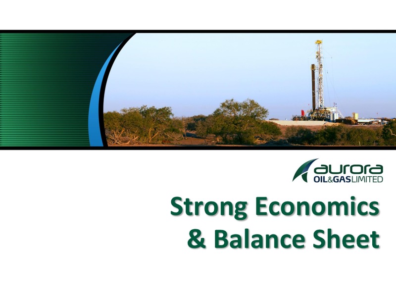 ENERCOM OIL AND GAS CONFERENCE – Aurora Oil & Gas Ltd. – slide 14