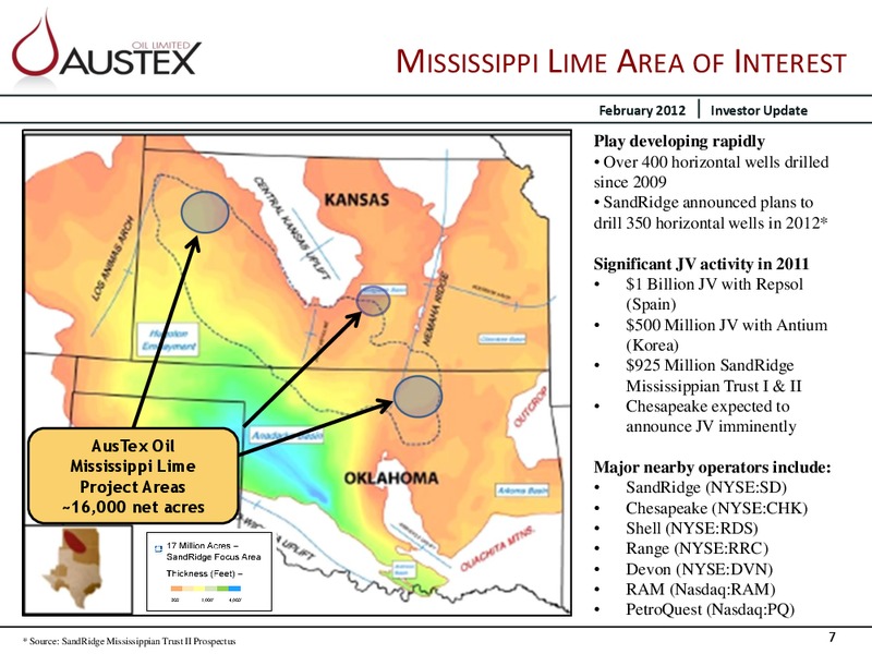 CORPORATE PRESENTATION – Austex Oil Limited – slide 6