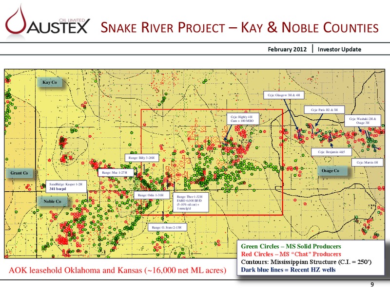 CORPORATE PRESENTATION – Austex Oil Limited – slide 8