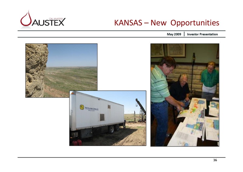 MAY 2009 INVESTOR PRESENTATION – Austex Oil Limited – slide 35