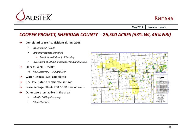 AN EMERGING OIL AND GAS PRODUCER – Austex Oil Limited – slide 18