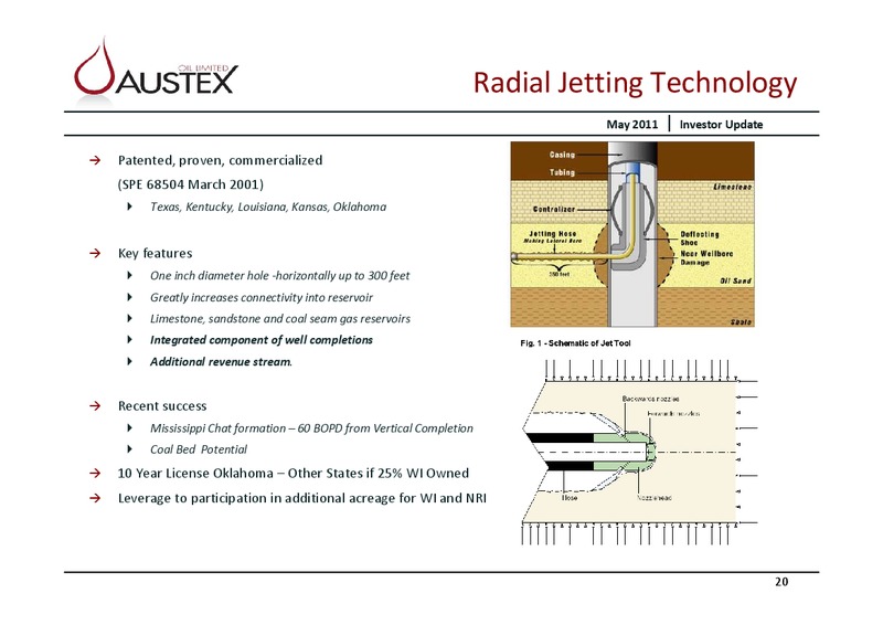 AN EMERGING OIL AND GAS PRODUCER – Austex Oil Limited – slide 19