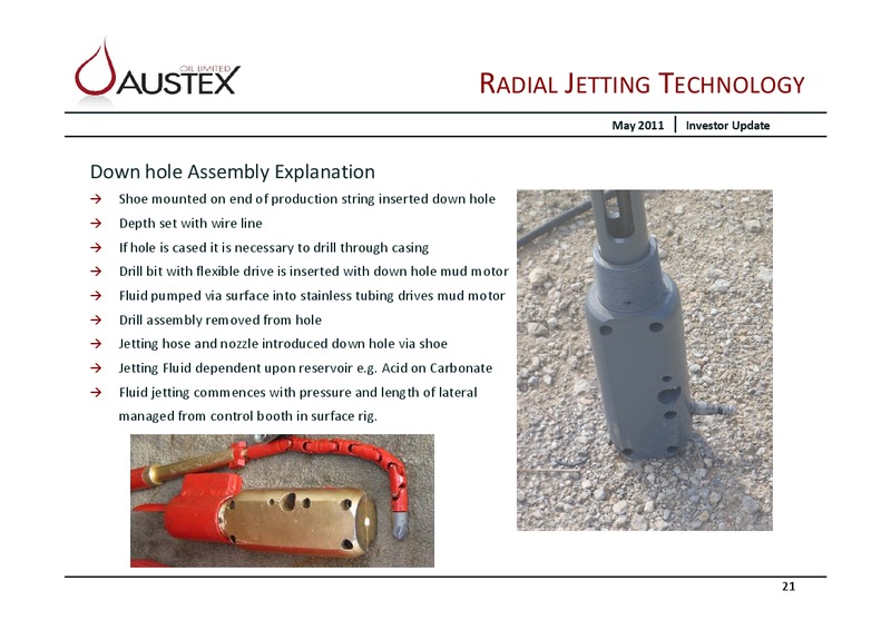 AN EMERGING OIL AND GAS PRODUCER – Austex Oil Limited – slide 20