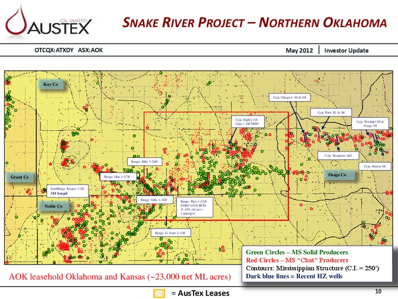 CORPORATE PRESENTATION – Austex Oil Limited – slide 9