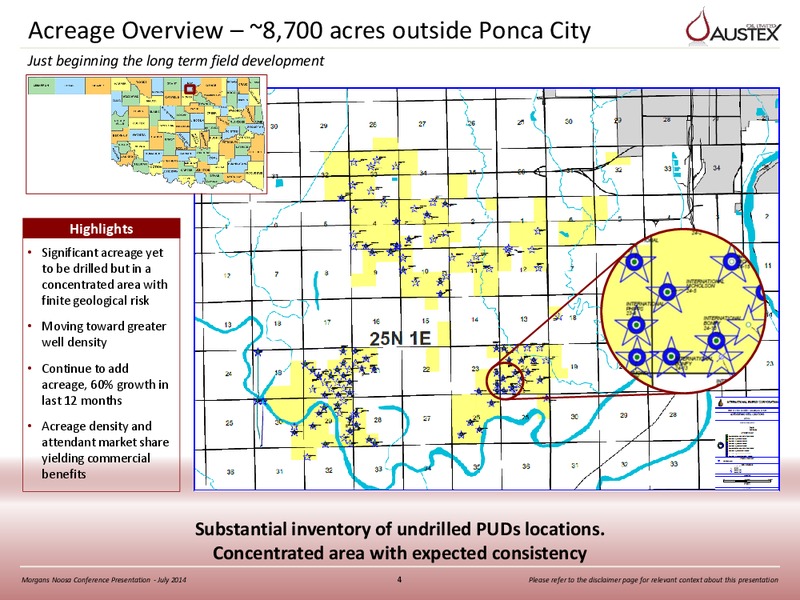 MORGANS NOOSA CONFERENCE – Austex Oil Limited – slide 3