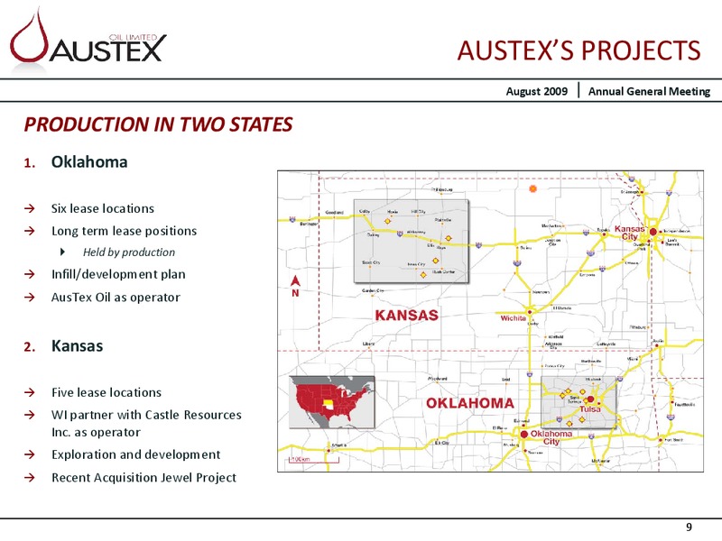 THIRD ANNUAL GENERAL MEETING – Austex Oil Limited – slide 6