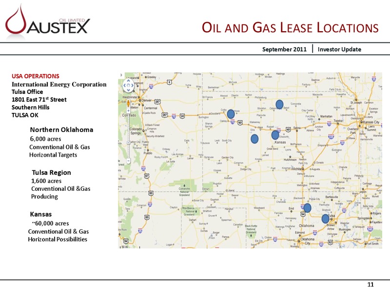 CORPORATE PRESENTATION – Austex Oil Limited – slide 10