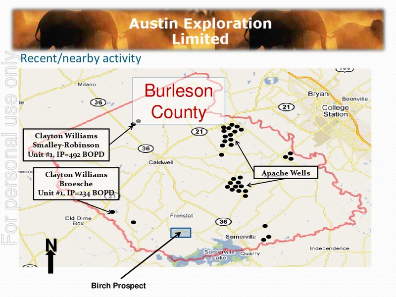 EAGLEFORD SHALE – Austin Exploration Limited – slide 9