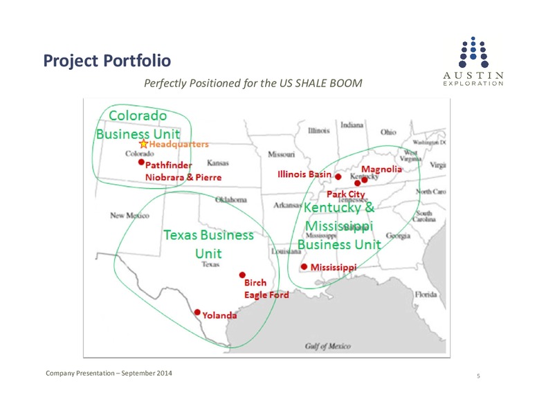 Company Presentation – Austin Exploration Limited – slide 4