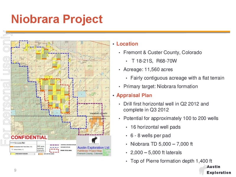 FEBRUARY 2012 COMPANY UPDATE – Austin Exploration Limited – slide 9