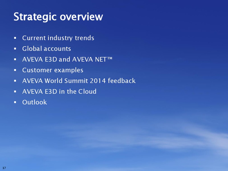 INVESTOR PRESENTATION – Aveva – slide 16