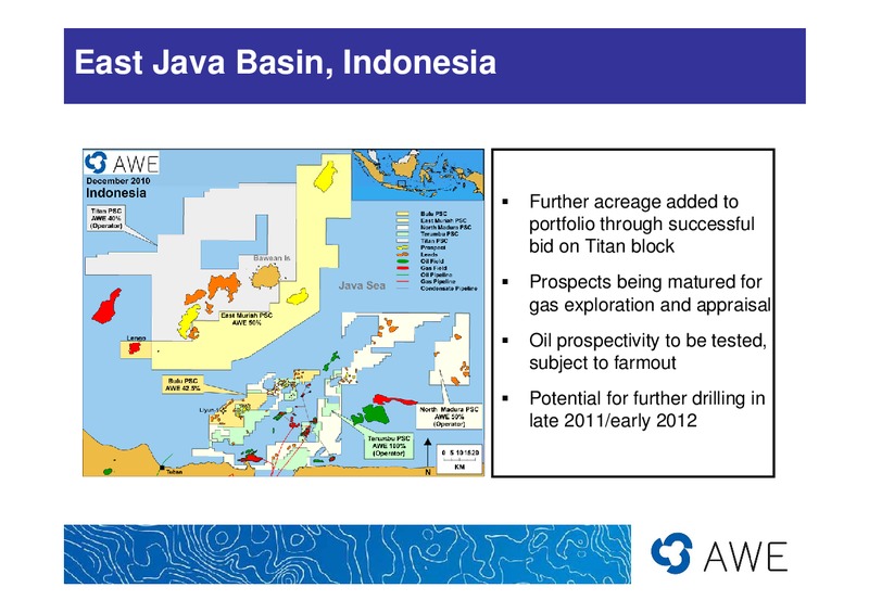 2010 11 HALF YEAR RESULTS – Awe Limited – slide 18