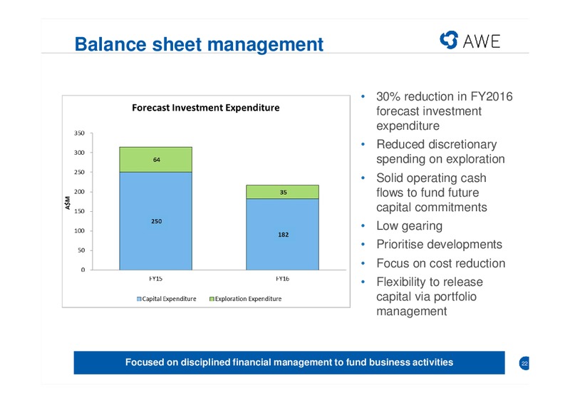 FEBRUARY 2015 INVESTOR PRESENTATION – Awe Limited – slide 20