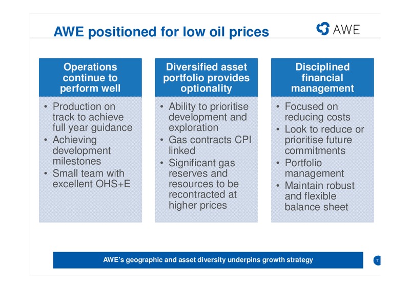 Half Year Results – Awe Limited – slide 6
