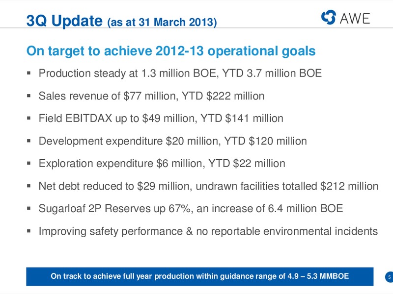 MACQUARIE CONFERENCE – Awe Limited – slide 4