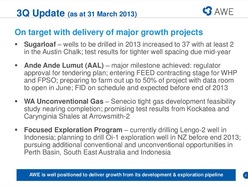 MACQUARIE CONFERENCE – Awe Limited – slide 7