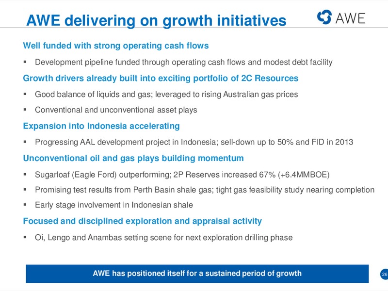 MACQUARIE CONFERENCE – Awe Limited – slide 25