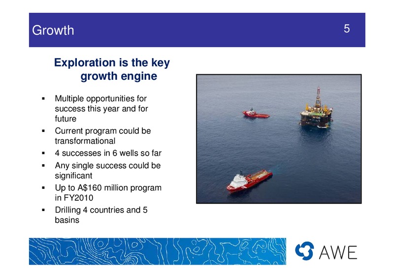 UBS PRESENTATION – Awe Limited – slide 5