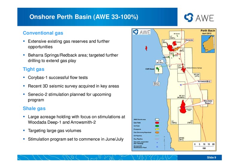 UBS RESOURCES CONFERENCE – Awe Limited – slide 8
