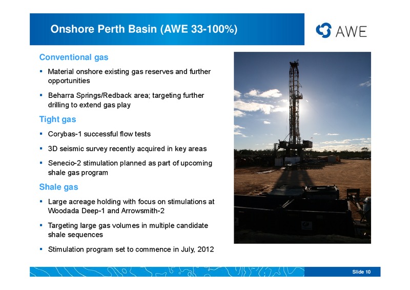 ASIAN ROADSHOW PRESENTATION – Awe Limited – slide 9