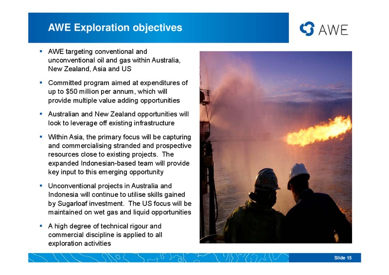 ASIAN ROADSHOW PRESENTATION – Awe Limited – slide 14