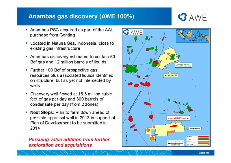 ASIAN ROADSHOW PRESENTATION – Awe Limited – slide 18