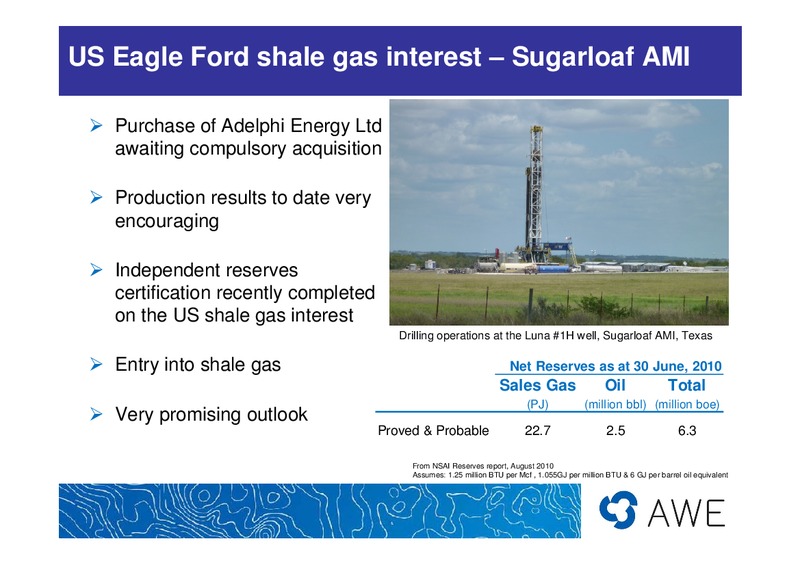 FY2010 RESULTS – Awe Limited – slide 10