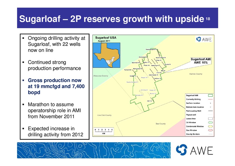 2010 - 11 Full Year Results – Awe Limited – slide 18
