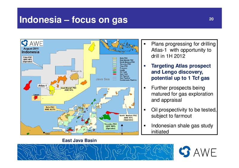 2010 - 11 Full Year Results – Awe Limited – slide 20