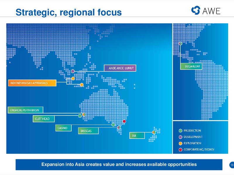 GOOD OIL CONFERENCE – Awe Limited – slide 12