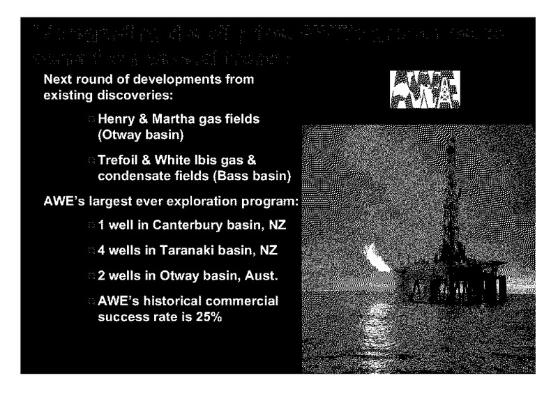 INVESTOR PRESENTATION – Awe Limited – slide 26