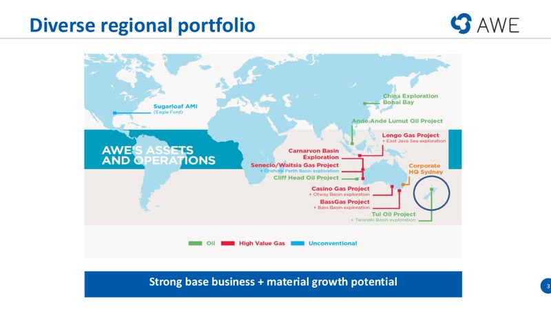 New Zealand PETROLEUM SUMMIT – Awe Limited – slide 2
