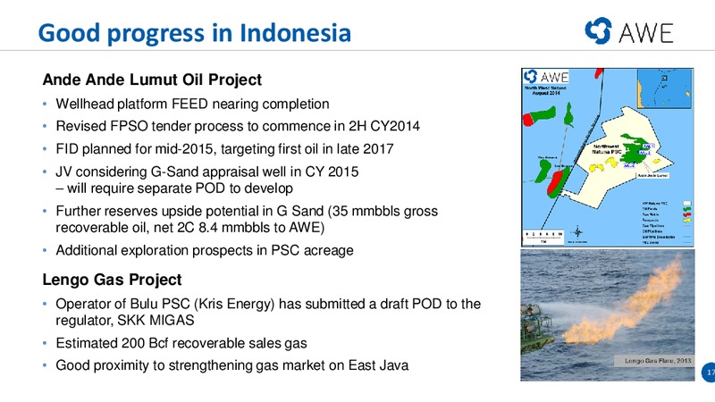 Citi Investment Conference – Awe Limited – slide 16