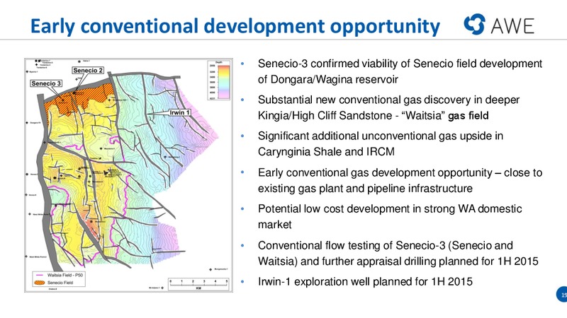 DELIVERING GROWTH FROM CORNERSTONE PROJECTS – Awe Limited – slide 18