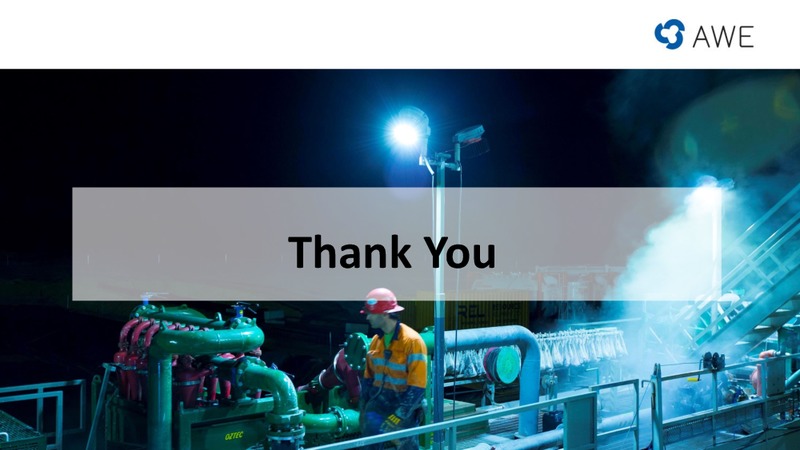 DELIVERING GROWTH FROM CORNERSTONE PROJECTS – Awe Limited – slide 25