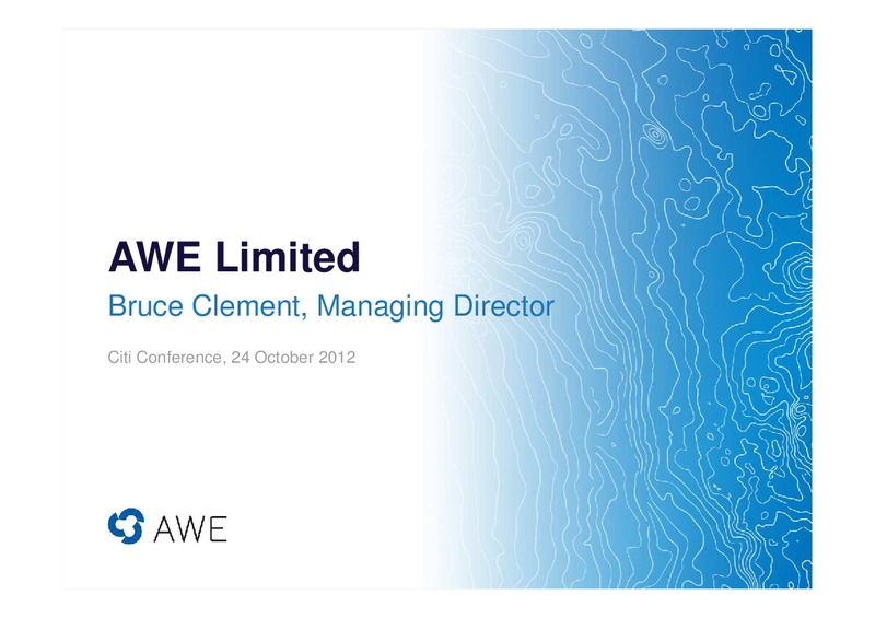 CITI CONFERENCE – Awe Limited – slide 1