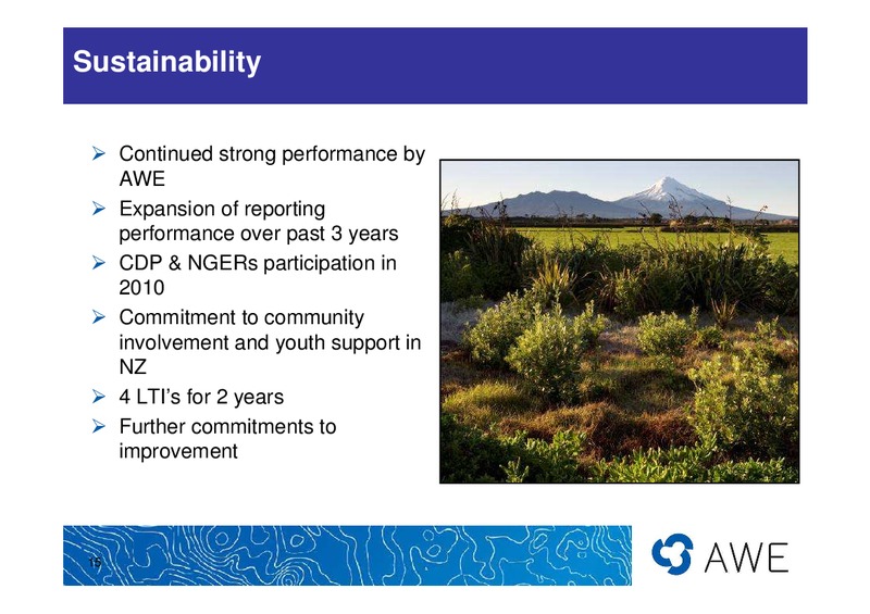 ANNUAL GENERAL MEETING – Awe Limited – slide 15