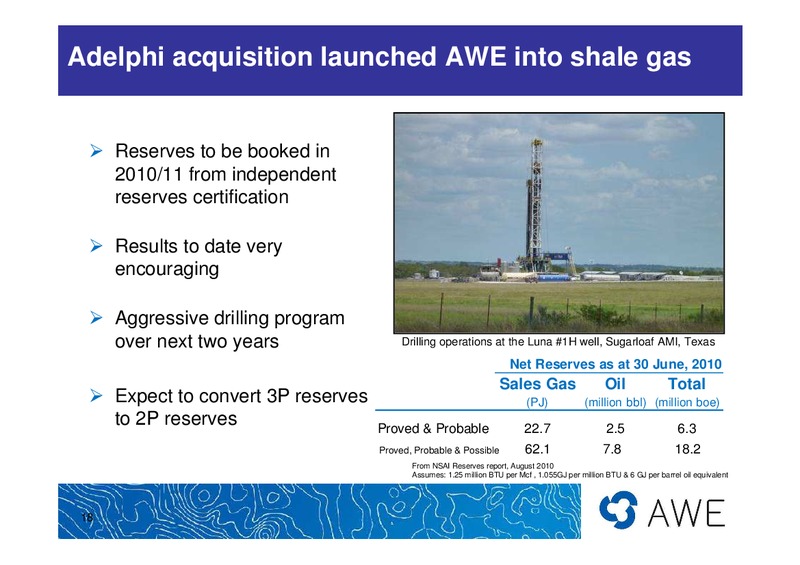 ANNUAL GENERAL MEETING – Awe Limited – slide 18