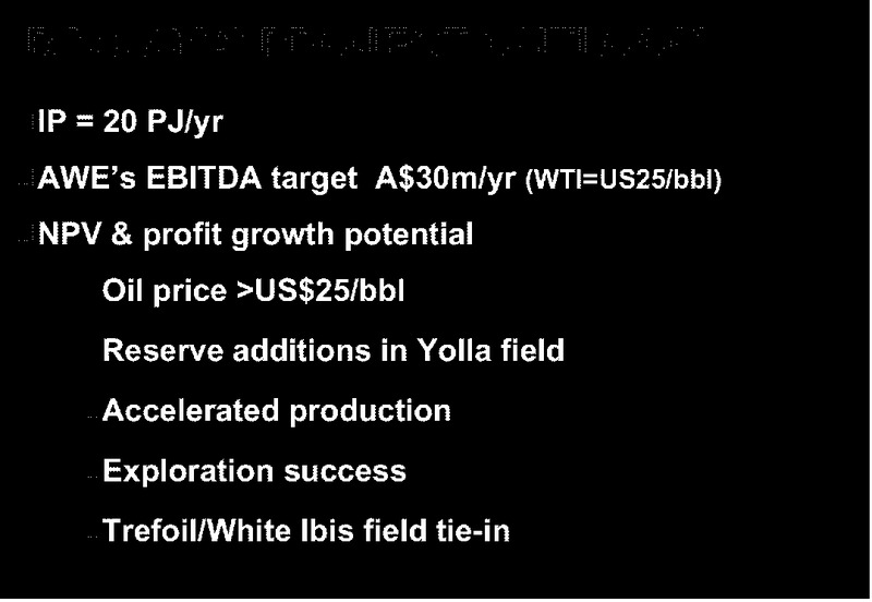 INVESTOR PRESENTATION – Awe Limited – slide 18