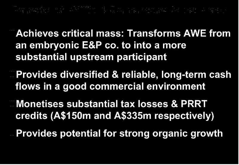 INVESTOR PRESENTATION – Awe Limited – slide 52